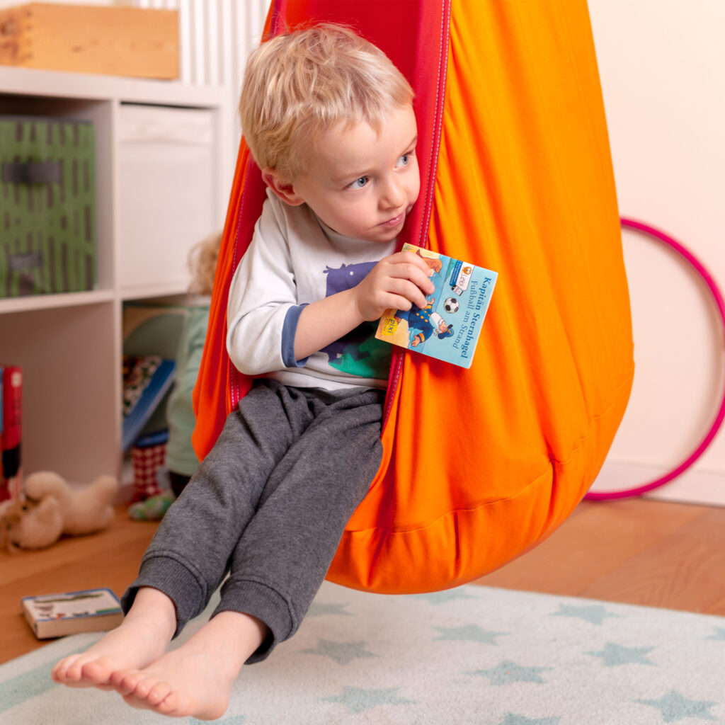 Eine Hängehöhle für das Kinderzimmer.