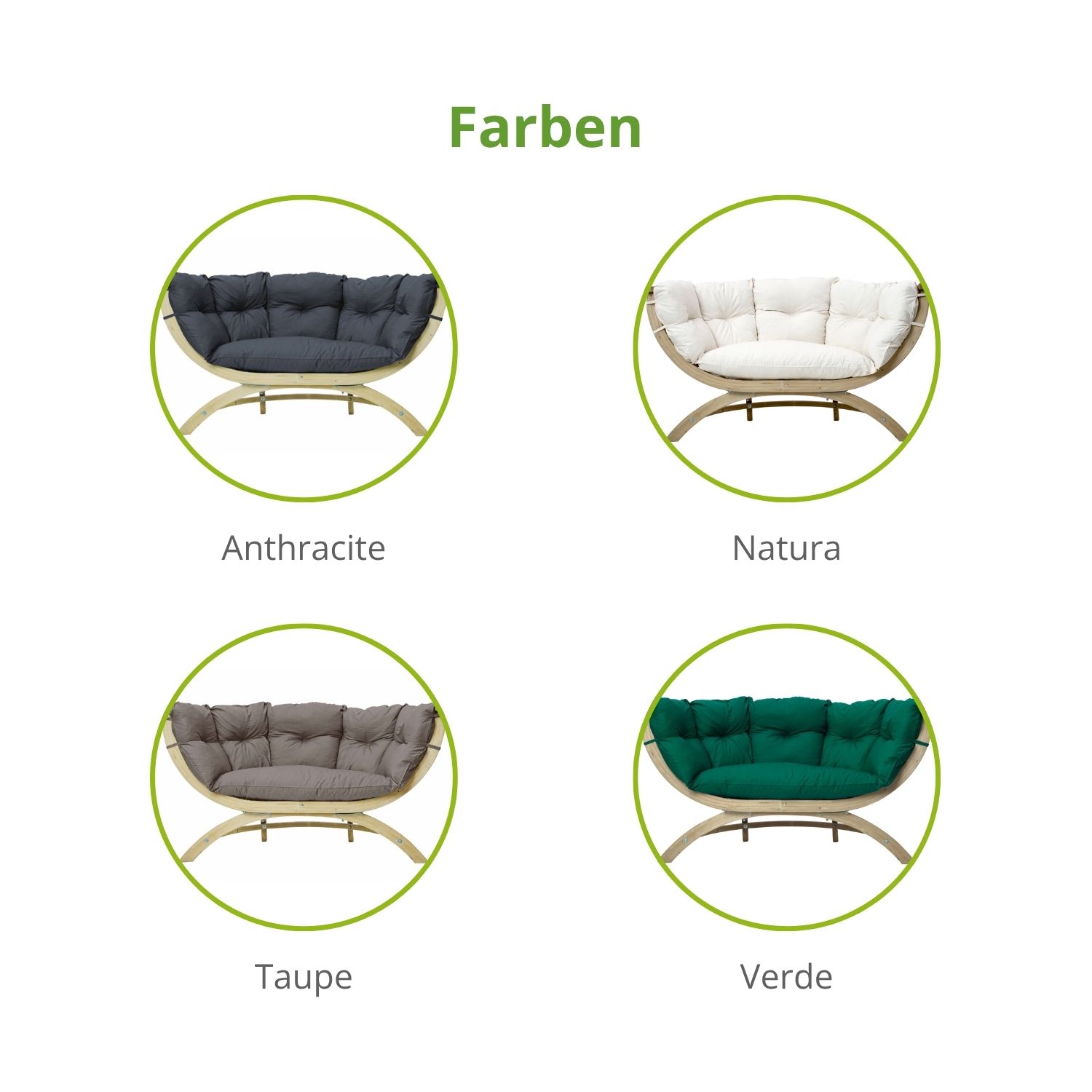 Amazonas Siena Due Gartensofa – Bild 4